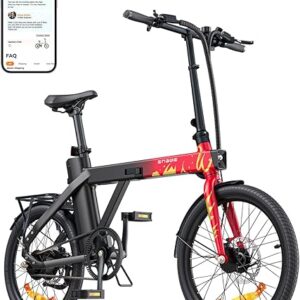 ENGWE P20 Vélo électrique pliable 20 pouces, moteur 250W, batterie 36V 9.6Ah, autonomie 80 km, pour homme