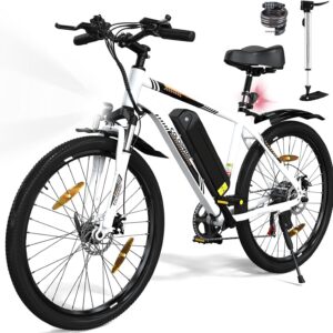 COLORWAY Vélo Électrique de Montagne 26 pouces, Moteur 250W, Batterie 36V 15Ah, Écran LCD, Frein à Disque Double