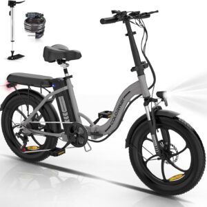 COLORWAY Vélo Électrique Pliant 20 pouces, Moteur 250W, Batterie 36V 12Ah, Écran Intelligent