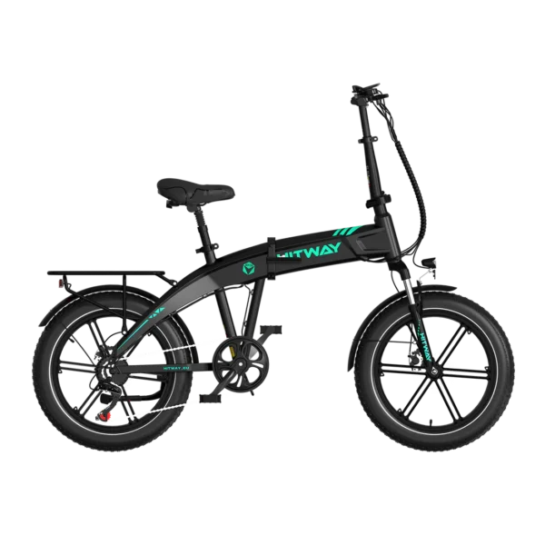 Vélo électrique pliant Hitway BK36 – Modèle compact et léger pour un transport facile.