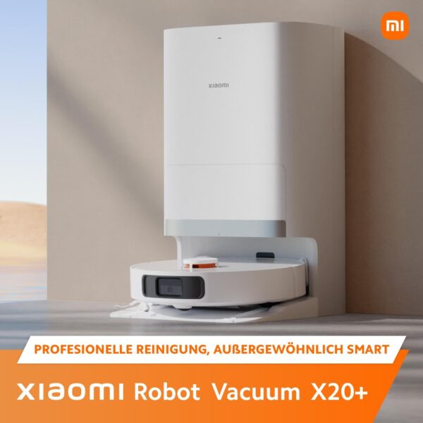 Xiaomi Robot Vacuum X20+ – Aspirateur Robot 6000 Pa avec Station Tout-en-Un et Autonettoyage – Image 7