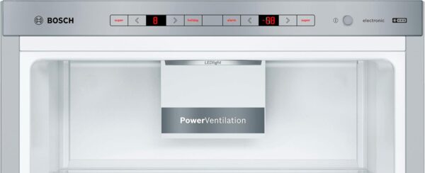 Bosch KGE398IBP - Série 6, Réfrigérateur Combiné Pose-Libre 201 cm, Inox Anti-Trace de Doigts, Classe Énergétique B – Image 7