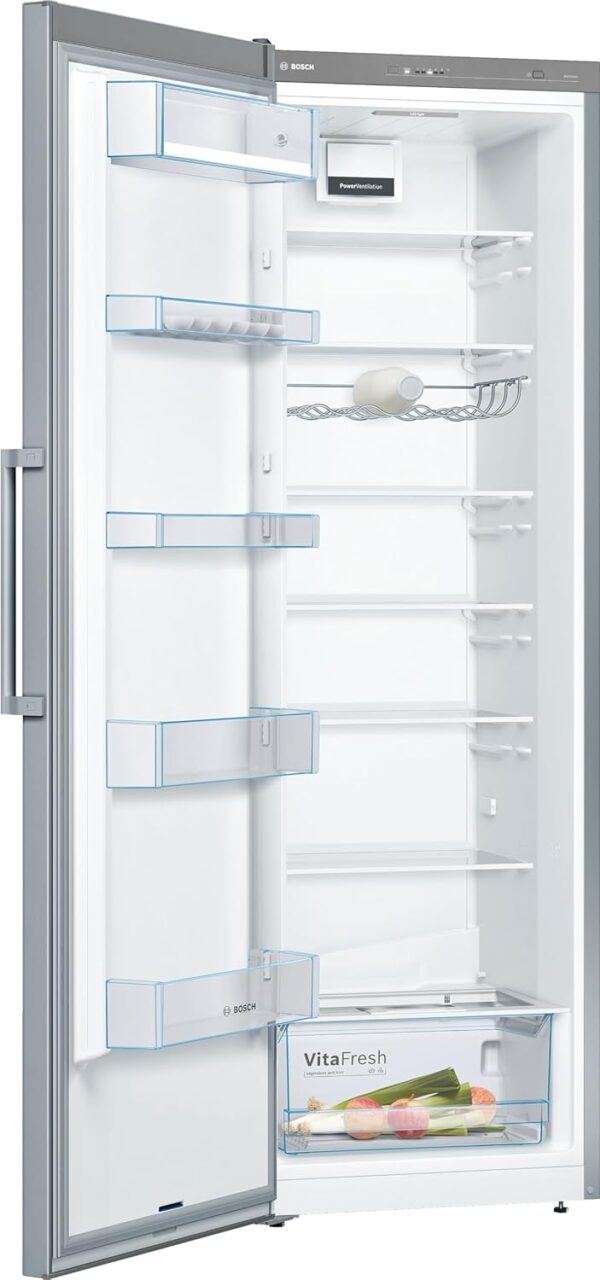 Bosch KSV36VLDP - Réfrigérateur 1 Porte Pose Libre 186 cm, 346 L, Inox, Classe Énergétique D - Série 4 – Image 6