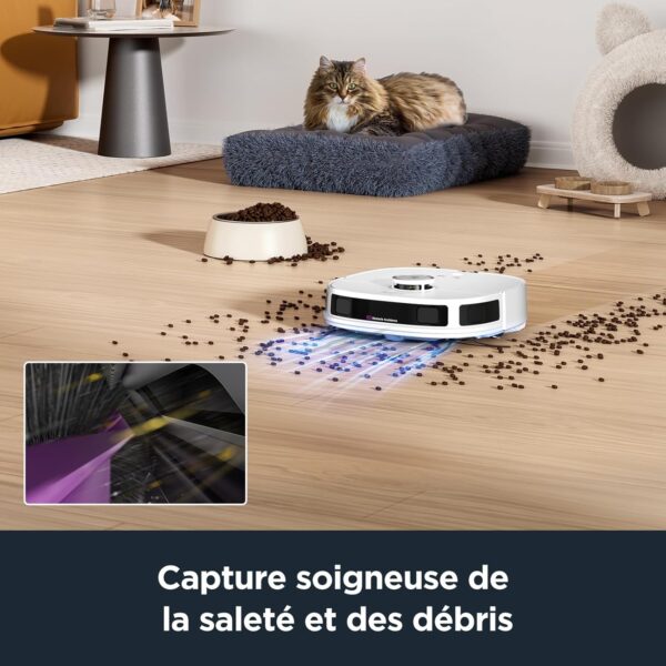 Eureka J12 Ultra – Robot Aspirateur 5000 Pa avec Vidange, Lavage et Séchage Automatique – Image 3