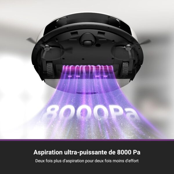 Eureka E20 Plus – Aspirateur Robot 8000 Pa avec Station de Vidange Automatique et Lavage Intelligent – Image 5