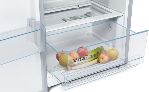 Bosch KSV36VLDP - Réfrigérateur 1 Porte Pose Libre 186 cm, 346 L, Inox, Classe Énergétique D - Série 4 – Image 2