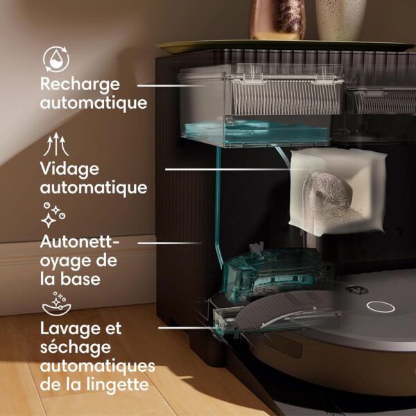 iRobot Roomba Combo 10 Max - Aspirateur Laveur 2en1 avec Station et Cartographie – Image 3