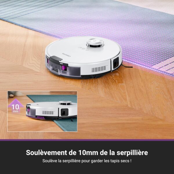 Eureka E20 Plus – Aspirateur Robot 8000 Pa avec Station de Vidange Automatique et Lavage Intelligent – Image 4