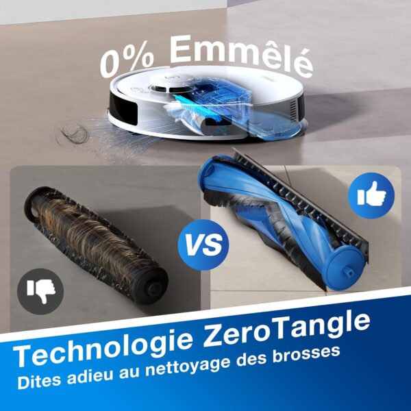 ECOVACS DEEBOT N20 Plus - Robot Aspirateur Laveur 8000Pa avec Vidange Auto – Image 5