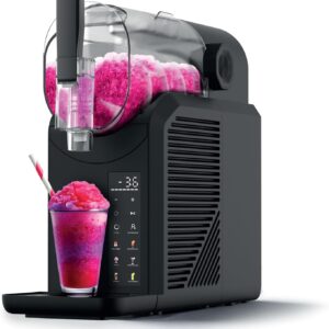 Seeger SuperSlush Machine à Granita noire - Appareil à slush 2L avec 7 programmes