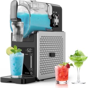 Machine à slush professionnelle 2,5L avec écran LED - 6 programmes, fonctionnement sans glace