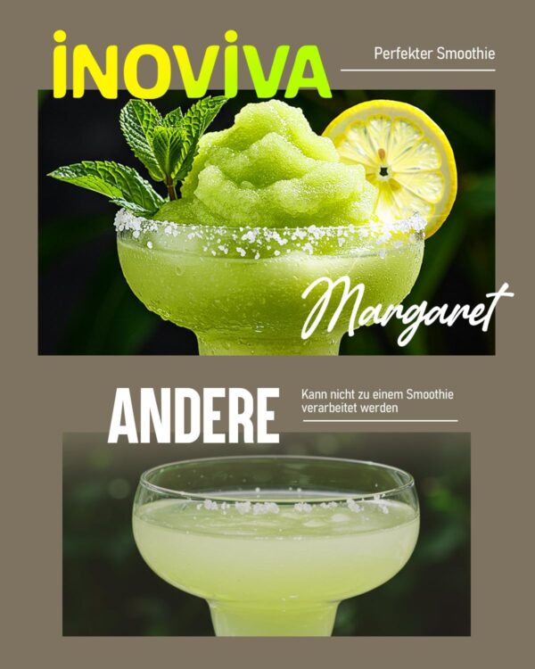 INOVIVA Machine à grandir de 2,6 l, pas besoin de glace, slushie pour la maison avec auto-nettoyage, 5 modes préréglés, slushies, milkshakes, frappés et cocktails congelés (mis à jour) – Image 5