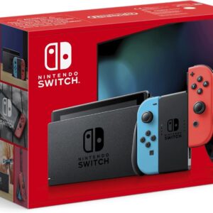 Console Nintendo Switch avec Joy-Con Bleu Néon et Rouge Néon - Mode portable et TV