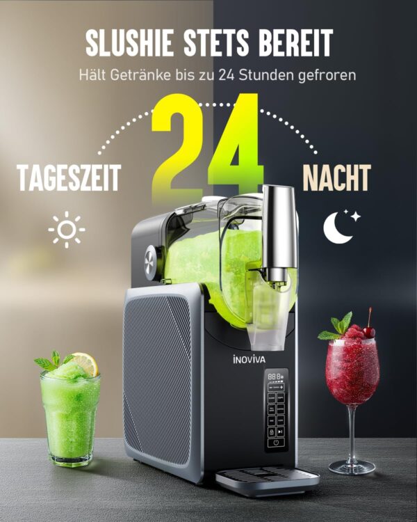 INOVIVA Machine à grandir de 2,6 l, pas besoin de glace, slushie pour la maison avec auto-nettoyage, 5 modes préréglés, slushies, milkshakes, frappés et cocktails congelés (mis à jour) – Image 3
