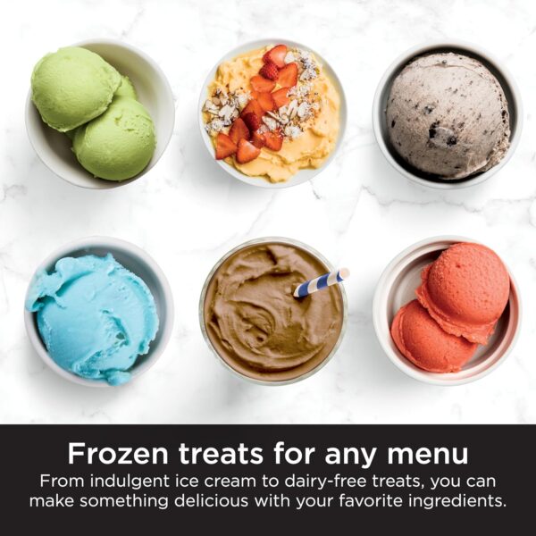 Ninja NC301 Creami, crème glacée, gelato, milkshake, sorbet et smoothie, 7 programmes One-Touch, argent – Image 7