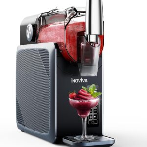 Machine à slush INOVIVA 2,6L noire - 5 programmes, autonettoyage, sans glace