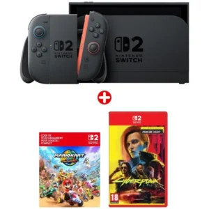 "Pack Nintendo Switch 2 avec Mario Kart World et Cyberpunk 2077 Ultimate Edition"