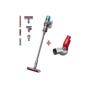 DYSON V12 Origin - Aspirateur Balai sans fil - 545 W - 120 AW - 60 min - Gris + Adaptateur meuble bas