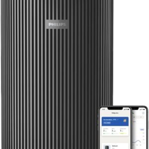Philips Purificateur d'air connecté 4200, jusqu'à 156m², 15 dB(A)*, Noir