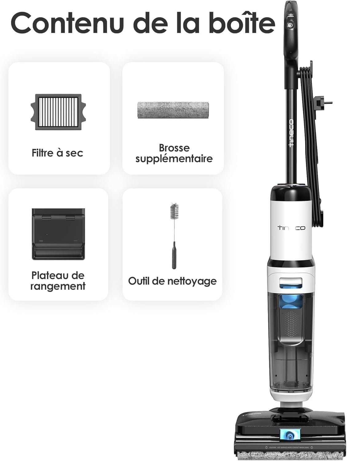Tineco Floor One S6 Stretch Steam Nettoyeur Vapeur, 160℃ HyperSteam – Image 2