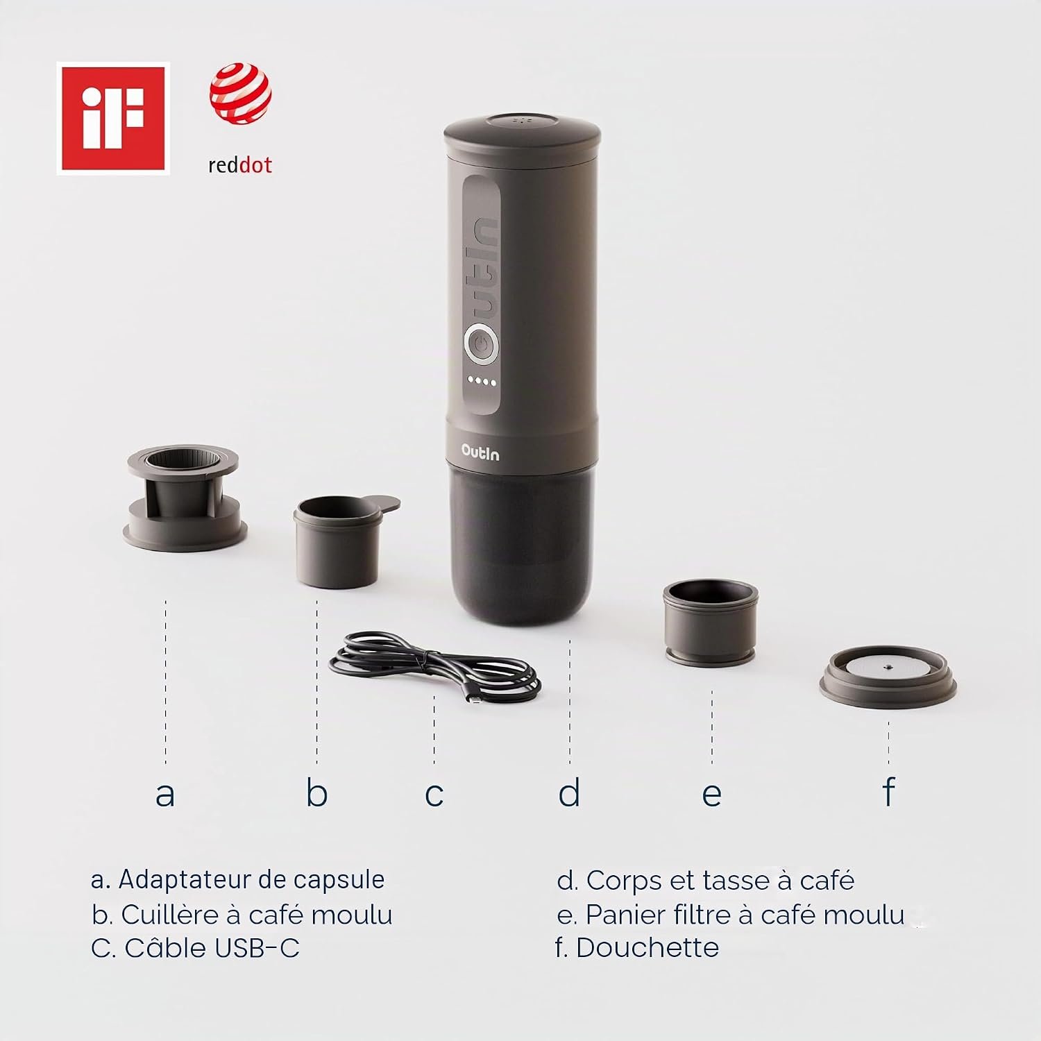 OutIn Nano Machine à Café Portable Étui de Protection en EVA – Image 6