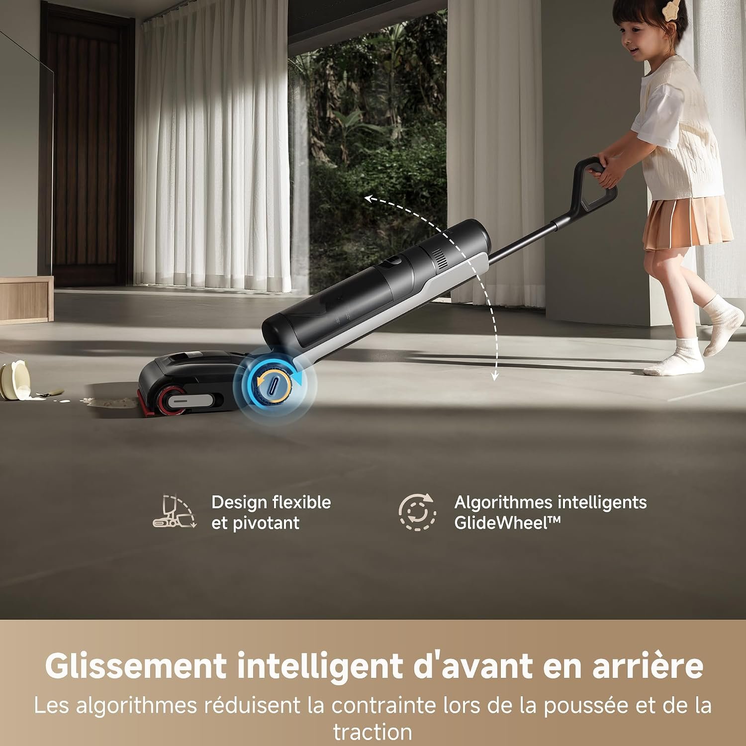 dreame H15 Pro Aspirateur Laveur, Bras robotisé AI, couv. Triple arête – Image 4
