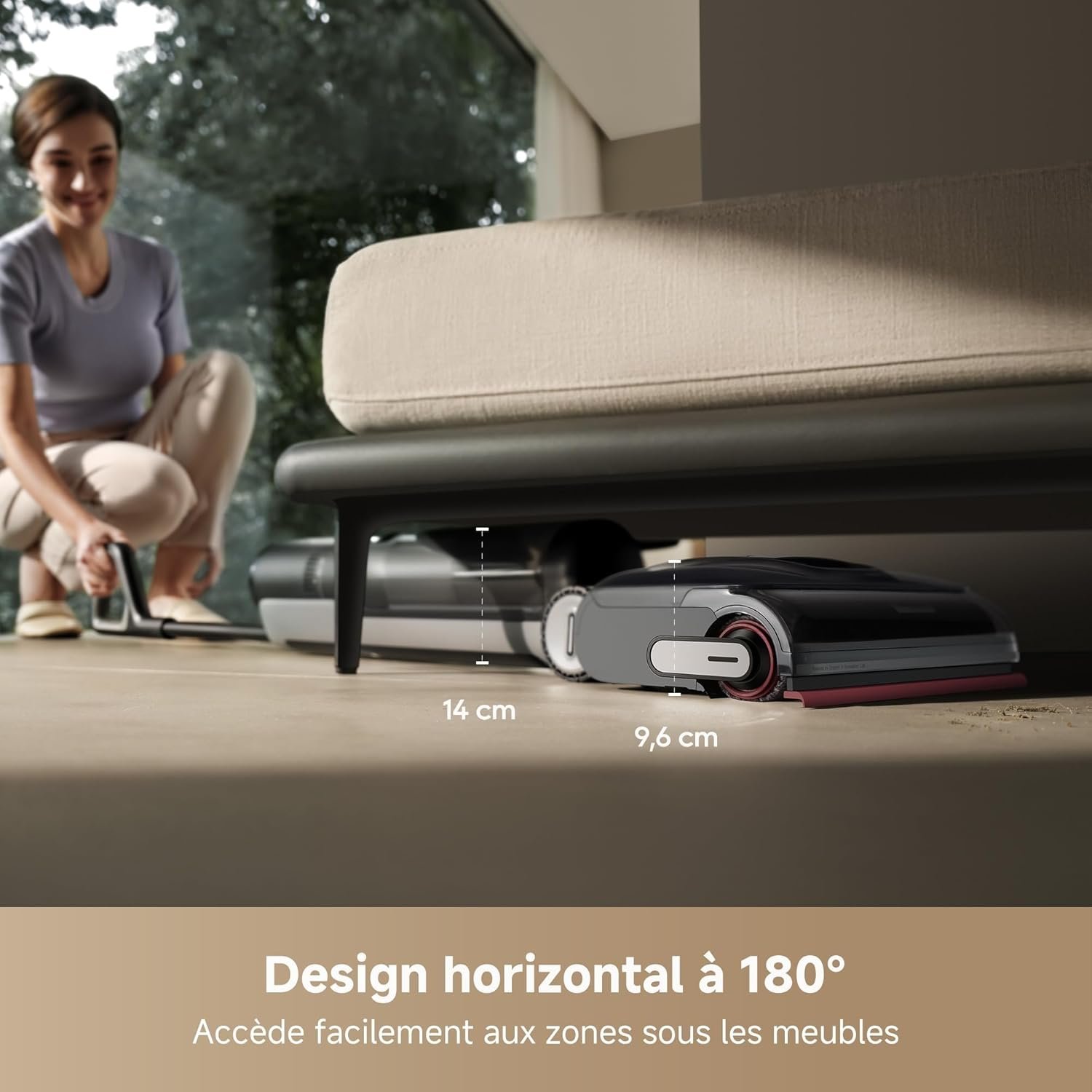 dreame H15 Pro Aspirateur Laveur, Bras robotisé AI, couv. Triple arête – Image 6
