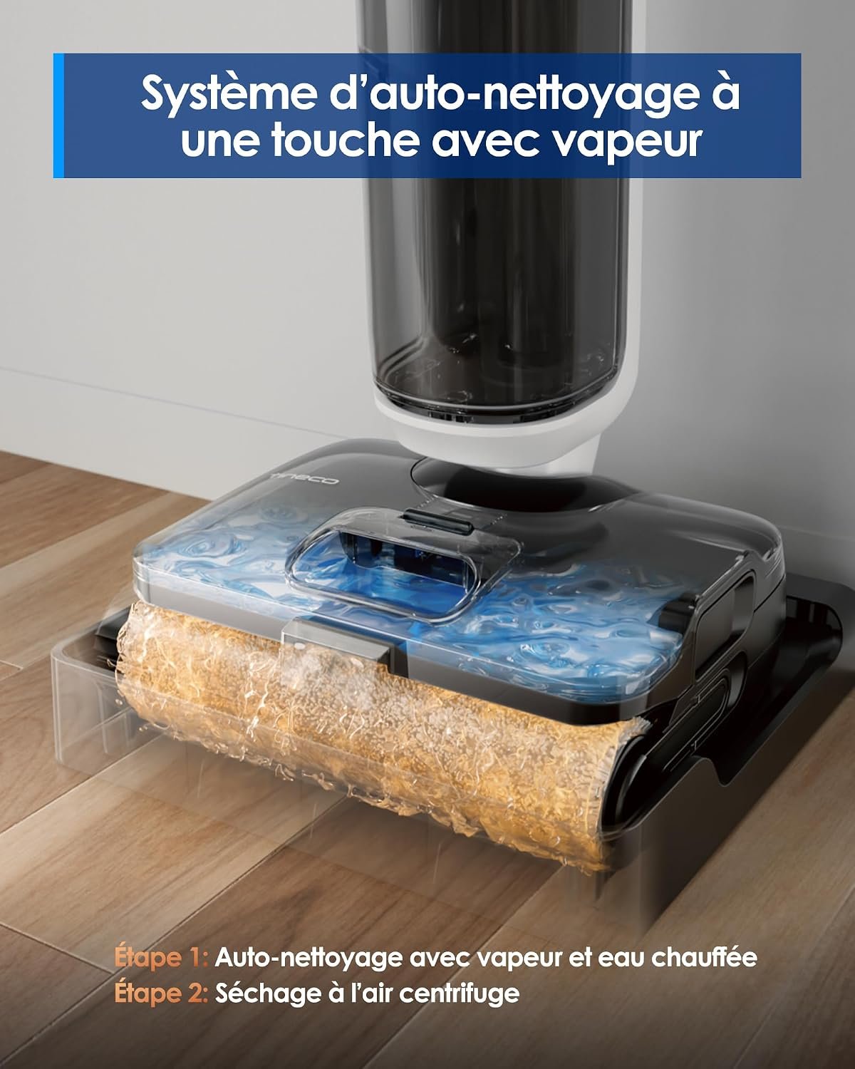 Tineco Floor One S6 Stretch Steam Nettoyeur Vapeur, 160℃ HyperSteam – Image 5