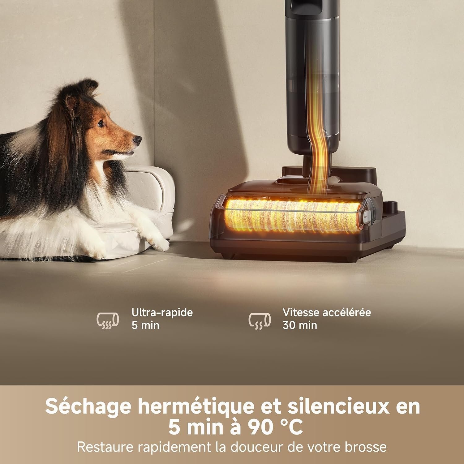 dreame H15 Pro Aspirateur Laveur, Bras robotisé AI, couv. Triple arête – Image 5