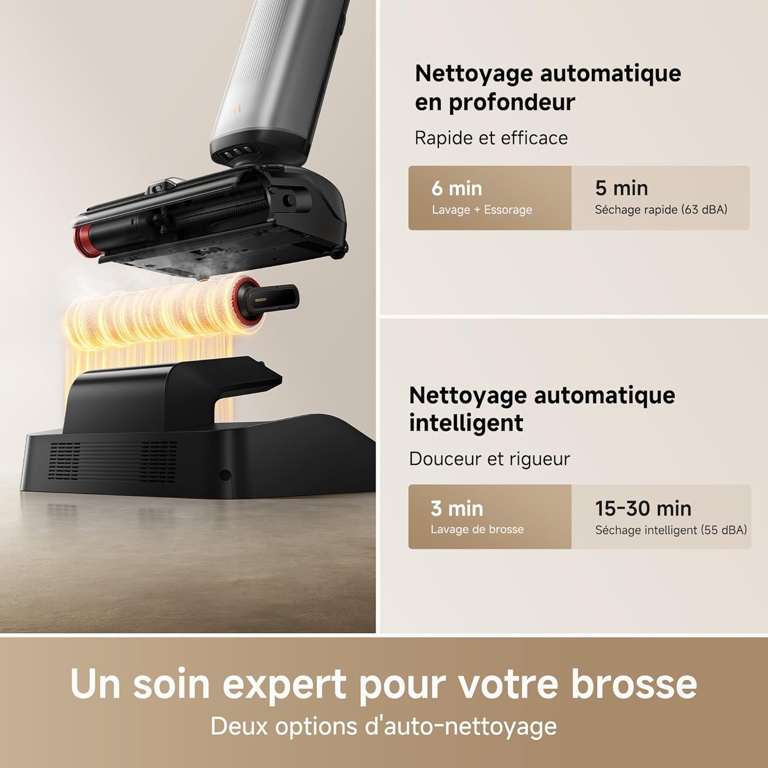MOVA X4 Pro, Aspirateur Laveur sans Fil avec Lavage à l'eau Chaude – Image 7