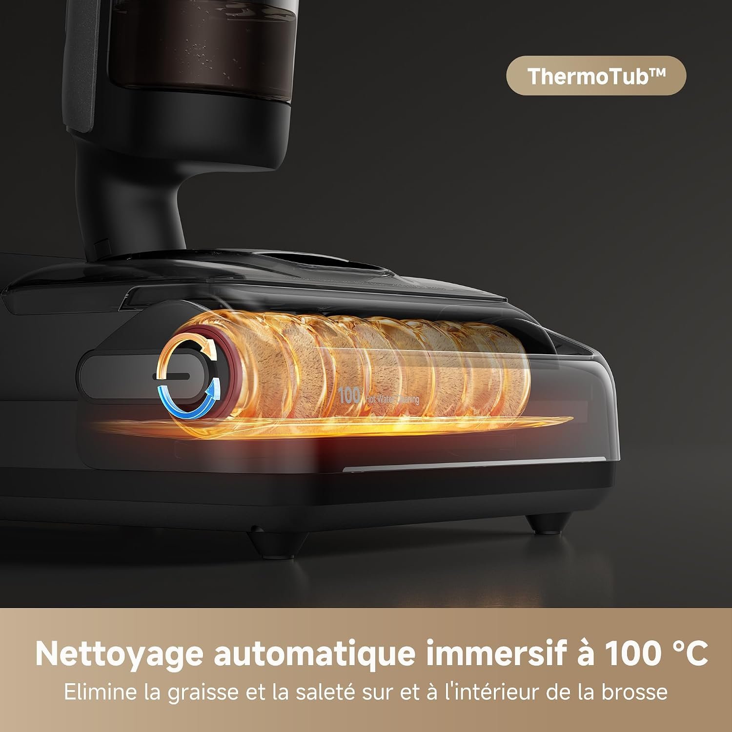 dreame H15 Pro Aspirateur Laveur, Bras robotisé AI, couv. Triple arête – Image 7