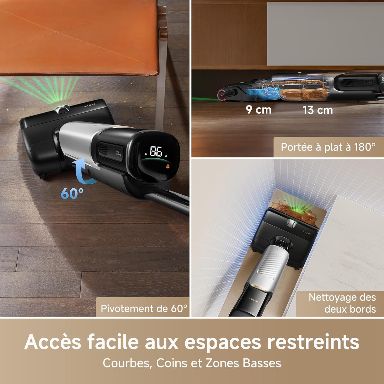 MOVA X4 Pro, Aspirateur Laveur sans Fil avec Lavage à l'eau Chaude – Image 5