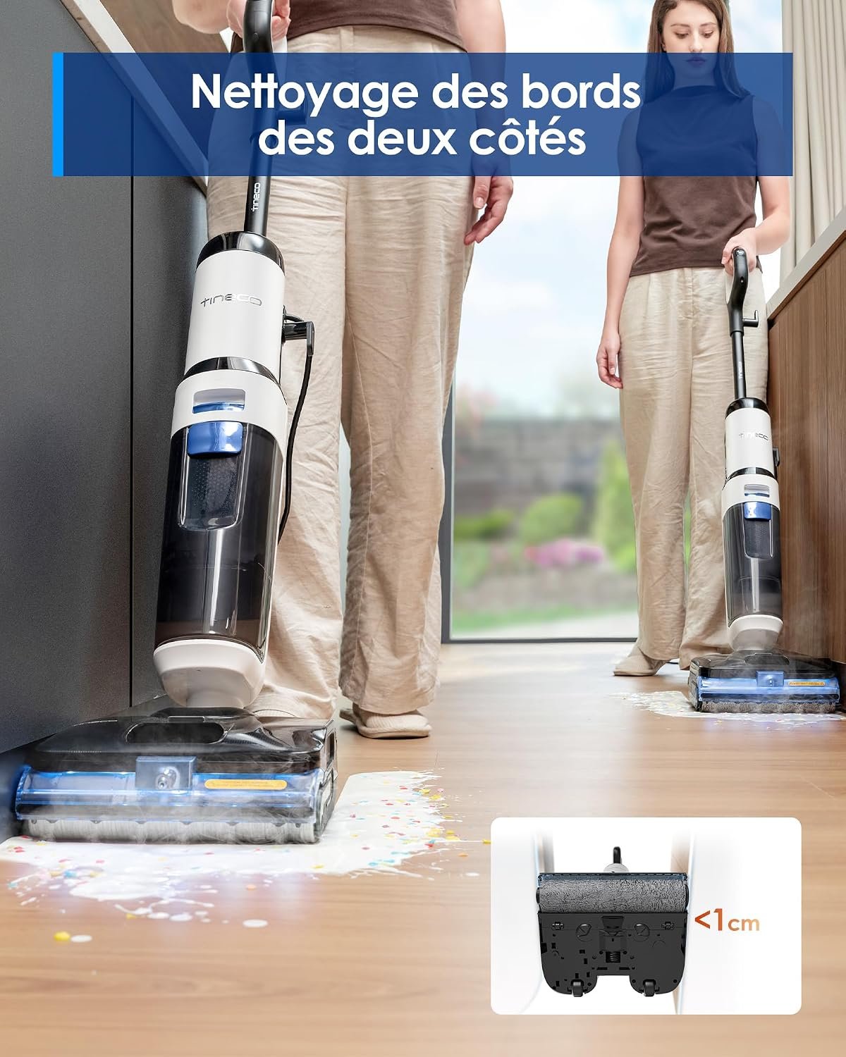 Tineco Floor One S6 Stretch Steam Nettoyeur Vapeur, 160℃ HyperSteam – Image 7