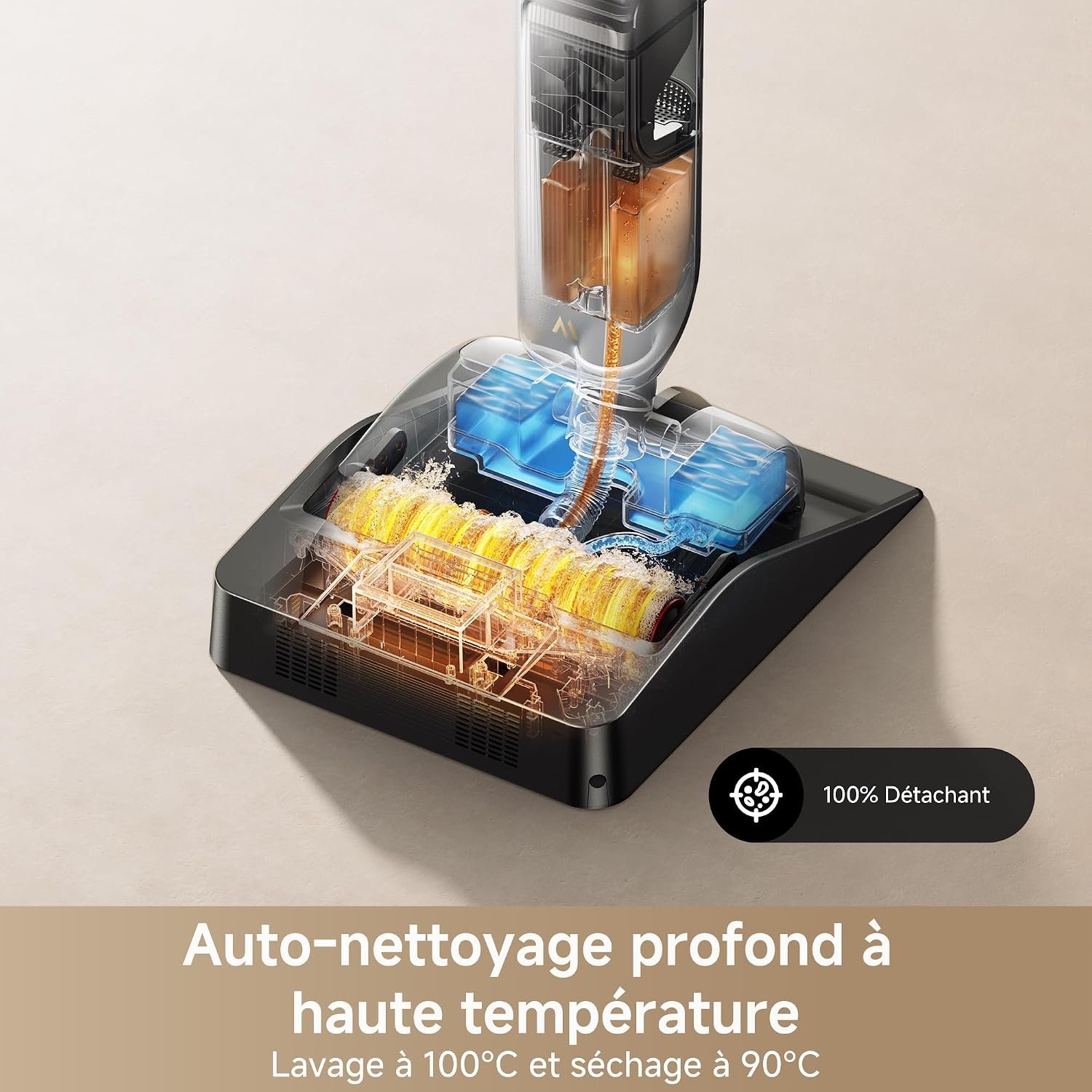 MOVA X4 Pro, Aspirateur Laveur sans Fil avec Lavage à l'eau Chaude – Image 8